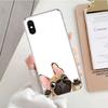 Мопс Французский бульдог животное Мягкий чехол для телефона Для IPhone 11 17 Air 16E 16 Pro Max 15 + 14 Plus 13 Mini 12 Apple 7 SE 8 Fundas Co