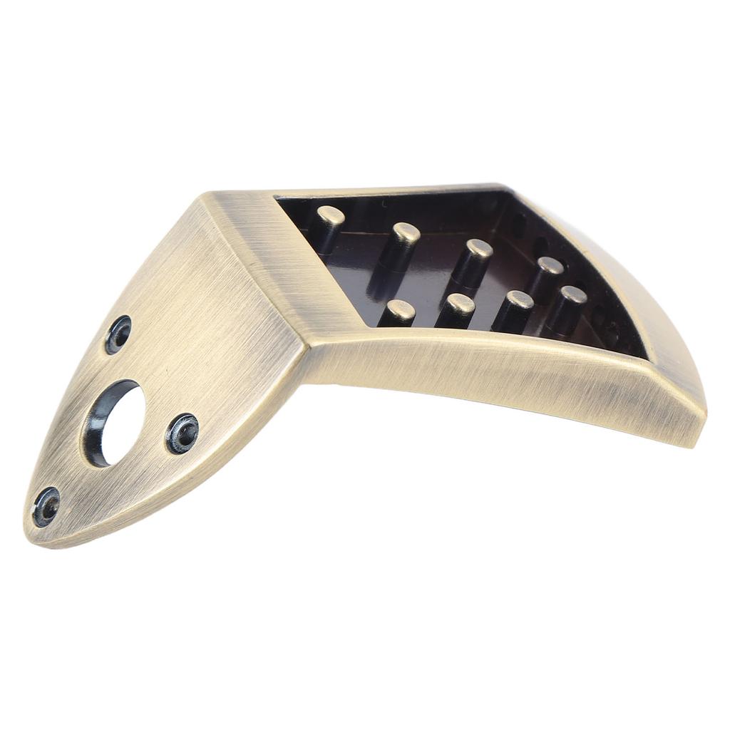 Mandolin Tailpiece Zinc Alloy Integrated Casting No Noise 8 String Traditional Mandolin Tailpiece with Screw