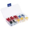 102Pieces of Ring Terminal Insulated Cable Connector Wire Crimping Butt Ring Kit