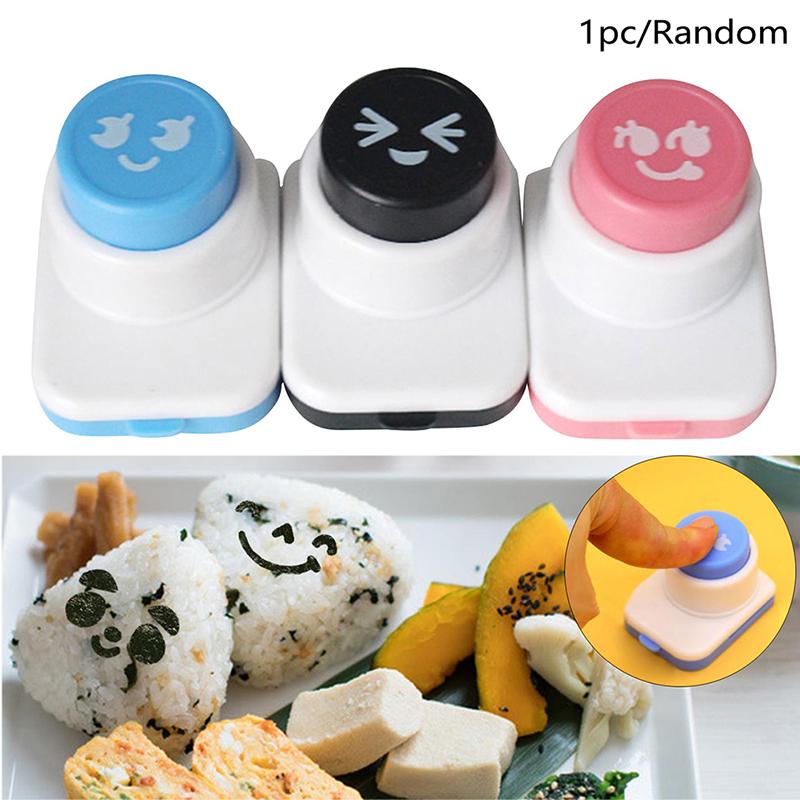 Мультфильм рисовые шарики формы Diy улыбающееся лицо форма резак для морских водорослей Бенто суши инструменты