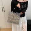 Summer Woven Straw Tote Bag For Beach Vacation With Hollow Cutout Design For Casual Wear