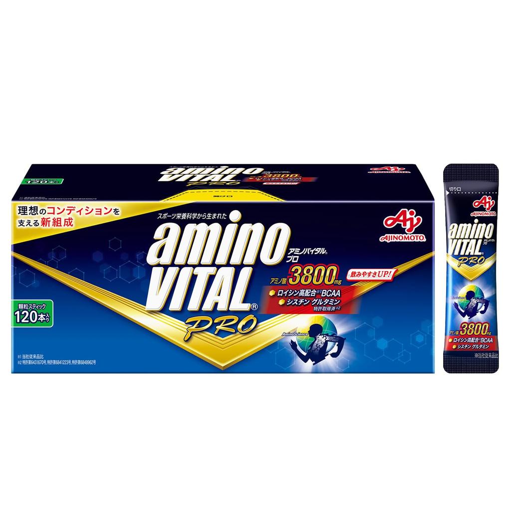 Ajinomoto Amino Vital Pro Grapefruit Flavor 120 Boxes Amino Acids 3800mg BCAA EAA Conditioning