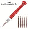 Многофункциональный набор отверток 5 в 1 Отвертка для разборки Шлицевая Крестовая Слива Компьютер Очки Часы Обслуживание Мул