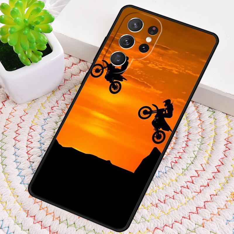 Мягкий силиконовый чехол для телефона Moto Bike Motocross для Samsung Galaxy note 10 pro S26 S25 S24 S23 S22 S21 Plus S25Ultra Capa Cover