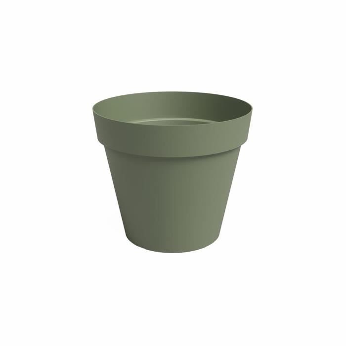 ARTEVASI Pot de fleur CAPRI - 40 ma - Vert cendré - L40 x P40 x H34,7 cm