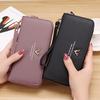 Women Fashion Zipper Wallets Purse Pu Leather Long Phone Clutch Bags