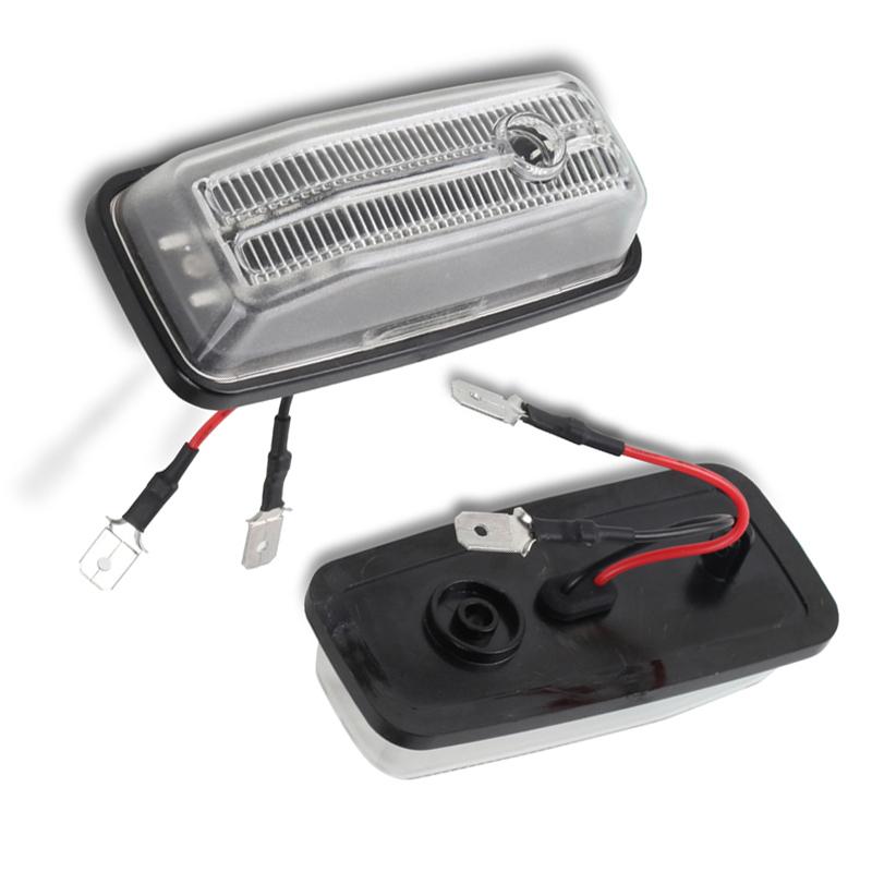 2PCS 12V Dynamic LED Turn Signal Indicator Repeater Lamp Side Marker Light For BENZ W461 W463 G-Class G500 G550 G55 G63 G65