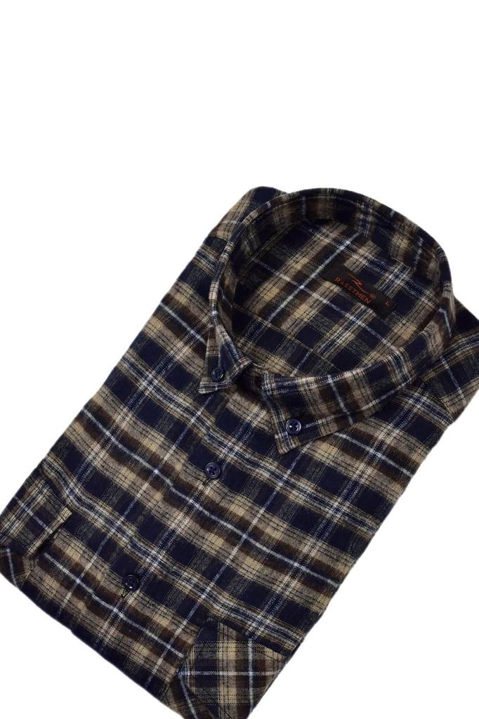 Men's Plus Size Plus Size Shirt Men's Cotton Winter Double Pocket Flap Color Shirt