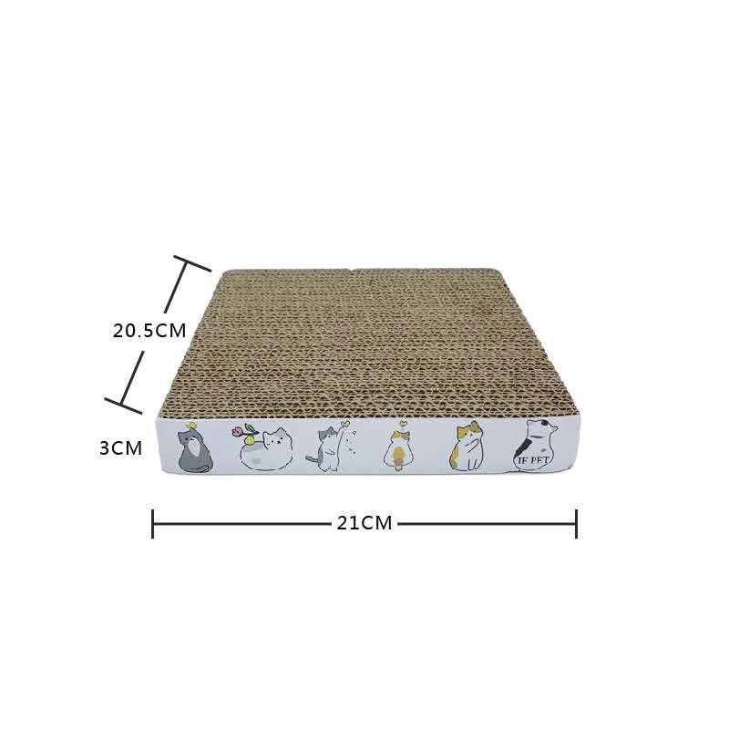 Cat Scratcher Claw Grinder Does Not Drop Debris Corrugated Paper Protection Sofa Wear-resistant Cat Toy Supplies