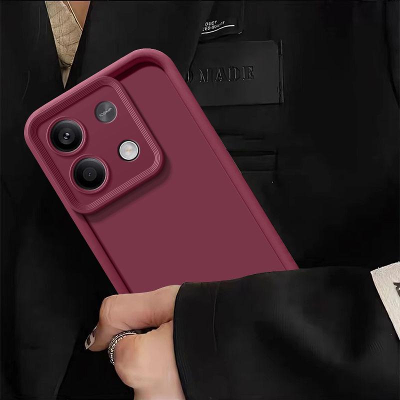 Мягкий силиконовый тонкий чехол Candy Solid Color для Xiaomi 14T Pro 13T Poco X7 F6 X6 X5 Pro Redmi Note 14 Pro 13 12 11 Pro
