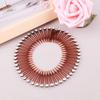 Fashion Women Plastic Stretch Diamond Hair Band Flexible Hair Comb Wavy Hair Hoop Face Washing Non-silp Spiral Band Headdress