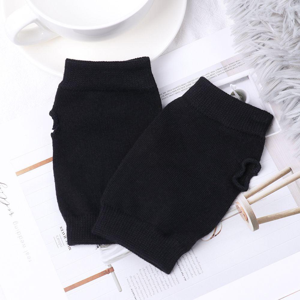 Women Girl Winter Autumn Warm Wool Exposed Finger Knitted Wool Glove Wrist Gloves Half Mitten