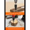 Black Firewood Log Splitter High Carbon Steel Firewood Splitter Set Log Splitting Cone Bit