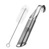 Stainless Steel Tea Infuser Creative Pipe Design Metal Strainer for Mug Fancy Filter Puer Herb Tools Accessories