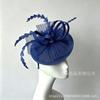 Handmade creative wedding hat bridal retro hair accessories European and American style fashion headgear horse racing festival hat jewelry