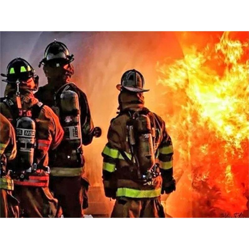 Fire Fighting Hero 5d Diamond Painting Full Drill Round Diamond Mosaic  Embroidery Handmade For Adult Children Gift