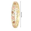 Rhinestone Flower Crystal Bangle Hollow Women's Hand Bracelet  Jewelry Gifts