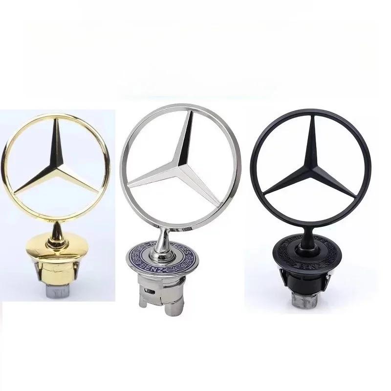KMLB1 hot Zinc Alloy Car Front Hood Emblem Badge Accessories Mercedes Benz AMG W213 W223 W240 W212 W222 W221 W211 W220 W210 W207 W140