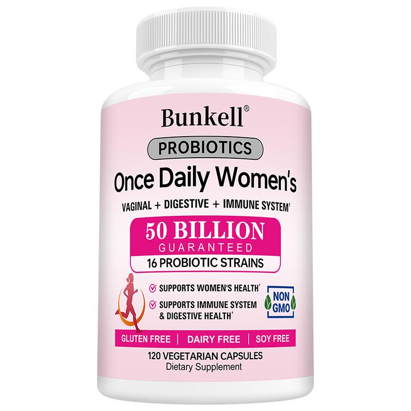 Women'S Daily Probiotic Dietary Supplement, With Organic Prebiotic Fiber Blend
