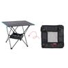 Outdoor Folding Table with Hanging Storage Net and Bag for Picnic Sorting