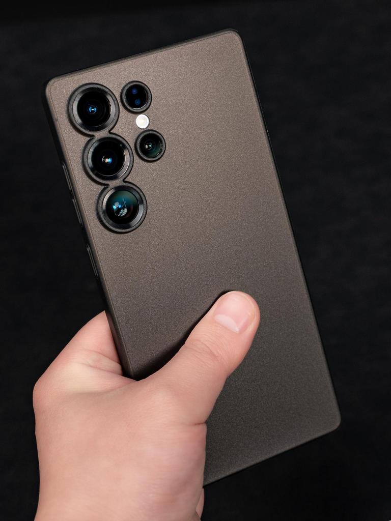 Защитный чехол для Samsung S25 Ultra – ПП материал, матовый край, ультратонкий воздушный чехол