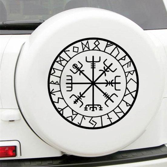 Уникальная руна компаса, автомобильная наклейка, наклейка для мотоцикла, ноутбука, украшение «сделай сам»