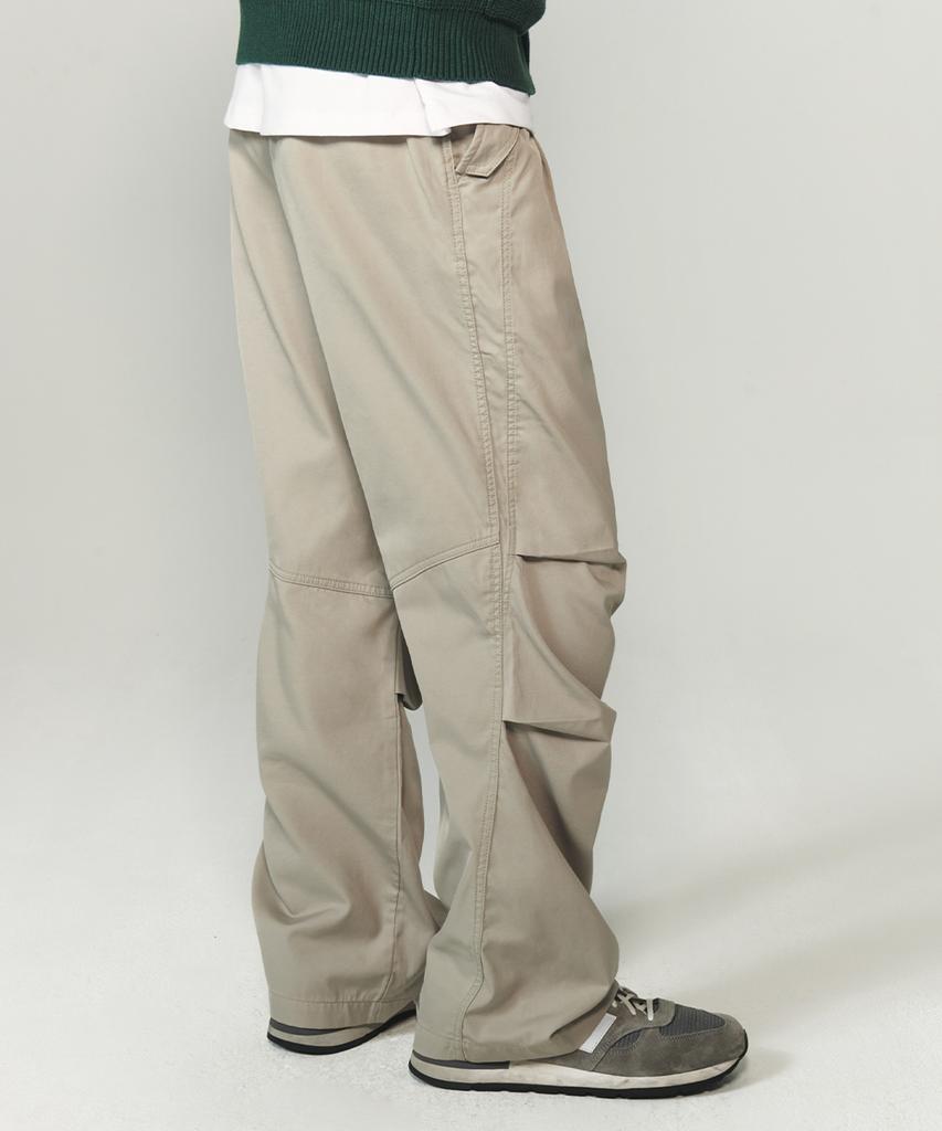 INTEMPOMOOD Paratrooper Layered Pants_Sand Khaki