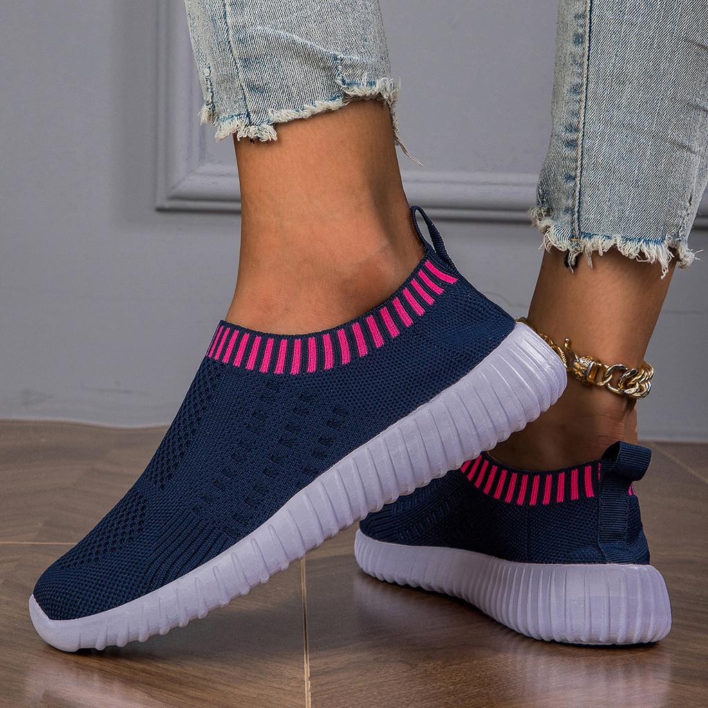 Fashion Women's Casual Original Sneakers Flat Bottomed Lightweight Summer Trend Comfortable Mesh Fashionable Running Shoes Large Size