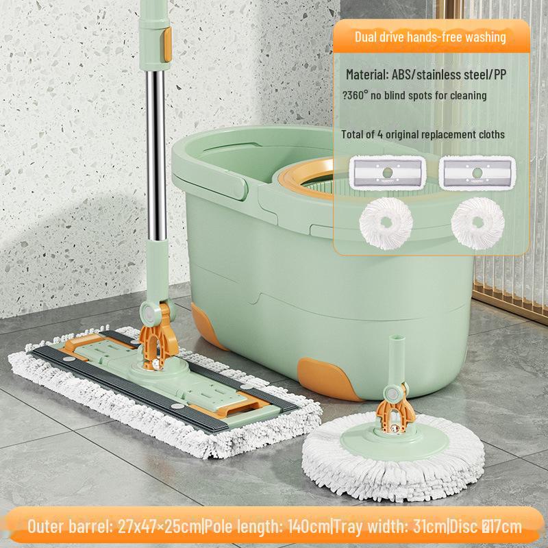 Набор вращающихся швабр Meitianle с ведром и присоской