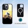 MTB Mountain Bicycle Phone Case For iPhone 16,15,14,13,12,Pro,Max For Magsafe Magnetic Wireless Charging