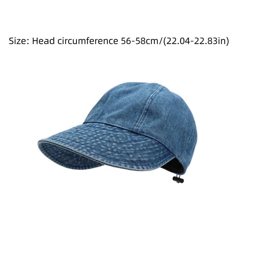 Retro Women Baseball Cap Windproof Sun Cap INS Big Brim Sun Hat Summer Spring Autumn