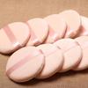 Soft Round Cotton Puffs Round Velvet Powder Puff With Ribbon  for Face Makeup Application