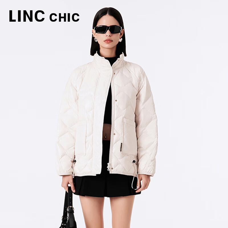Women's Lightweight Loose Fit Stand Collar Down Jacket