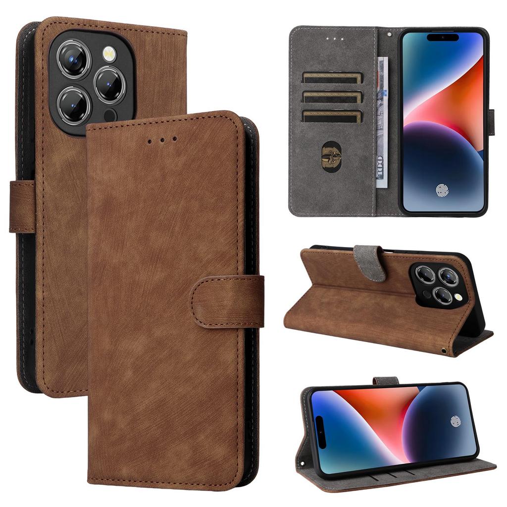 Чехол-книжка для Oukitel P1 из искусственной кожи, полная защита корпуса с [блокировкой RFID], ударопрочный, прочный чехол для телефона в стиле ретро