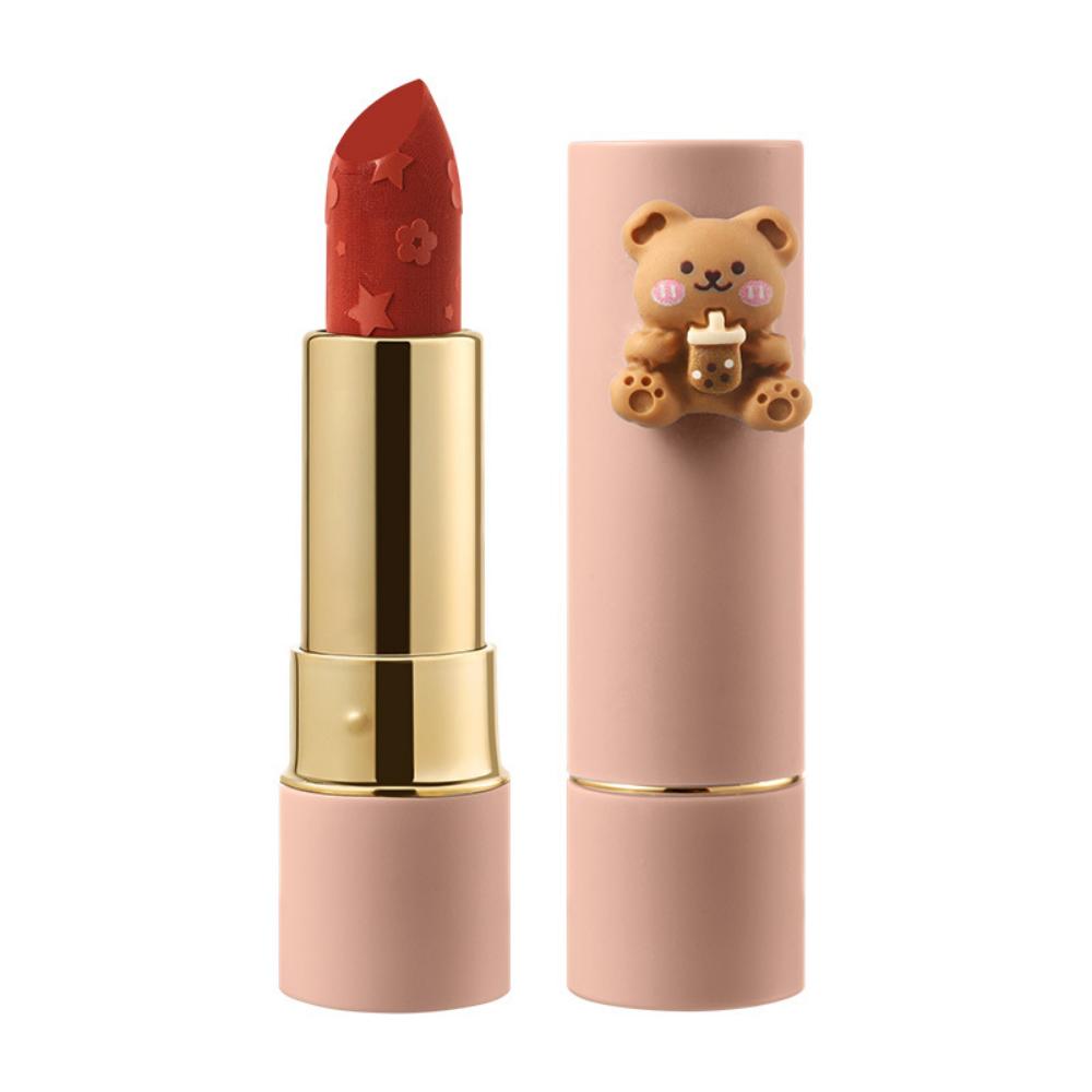 Губная помада Cute Bear Lipstick Airy Bear Lipstick Матовый ежедневный блеск для губ без макияжа