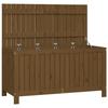 VidaXL Boîte de rangement de jardin Marron miel 121x55x64 cm Bois pin 823846