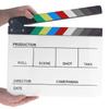 Acrylic Colorful Clapperboard Clapper Board Dry Erase Director Cut TV Movie Film Action Slate Clap Handmade Cut Prop