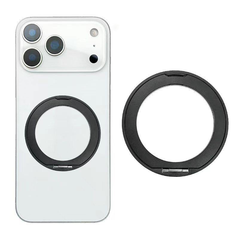 Magnetic Ring Holder Stand for Magsafe Iphone 17 Pro Max 17E 16E 16 Plus 15 14 13 12 11 Xs Mag Safe 360 Degree Rotating Bracket Phone Case Accessories