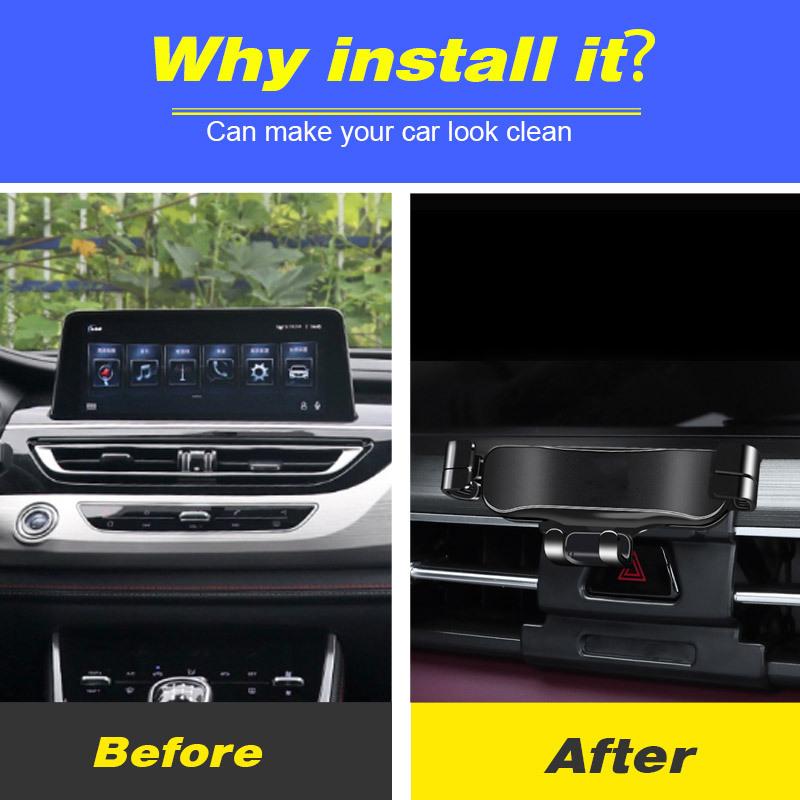 Hivotd Dashboard Car Phone Holder Cover Firm Protection Interior Deco Parts Accessories For Changan CS75/CS75 Plus 2018-2024