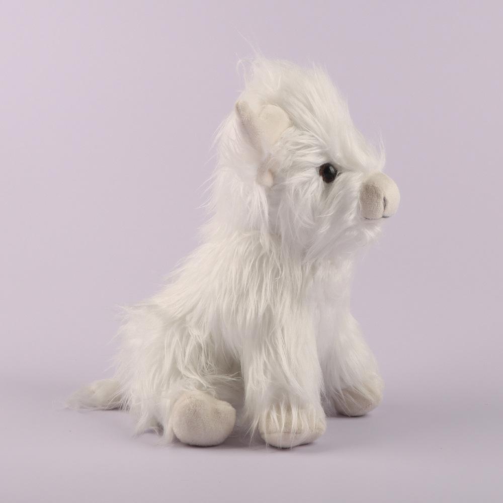 27 см Kawaii моделирование хайлендская корова животное плюшевая кукла мягкая кремовая плюшевая игрушка для крупного рогатого скота Kyloe плюшевый подарок для детей