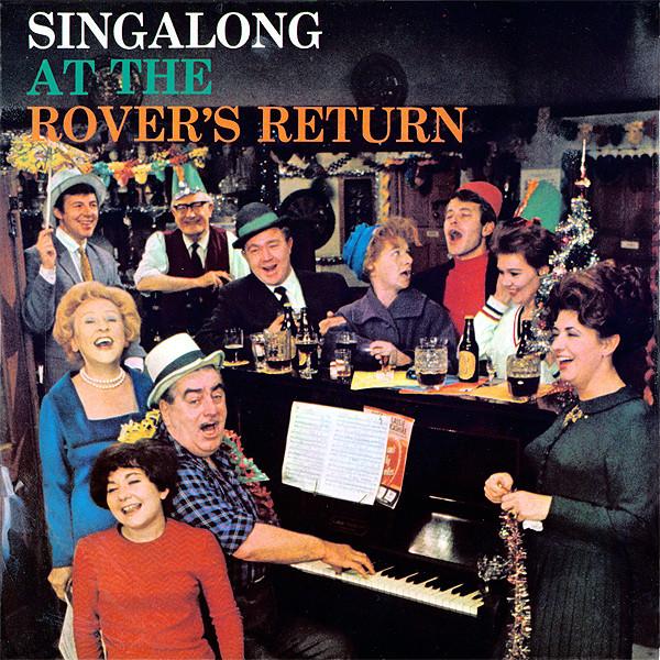 7-дюймовая пластинка CORONATION STREET CAST Singalong At The Rovers Return GTVR1 Granada 1967 Великобритания Поп Б/у