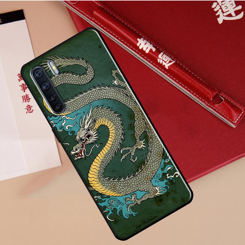 Китайский Дракон Чехол Для Oppo A60 A98 A58 A78 A18 A38 A80 A40 A77 A57 A17 A74 A54 A94 A96 A76 A16 A15 A5 Pro