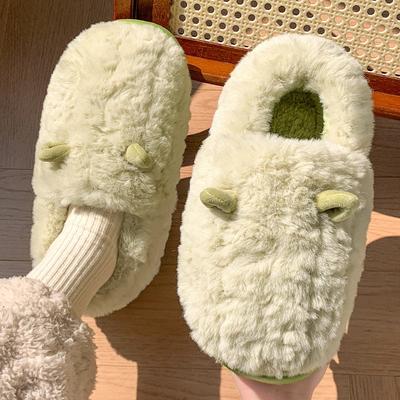 Хлопковые тапочки женские осенне-зимние новые сумки и домашние тапочки для дома тепло пара плюшевые хлопковые туфли мужские