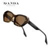 Trendy and Unique Women's Cat-Eye Irregular Polarized Sunglasses BC9103Adjustable plate temple arms