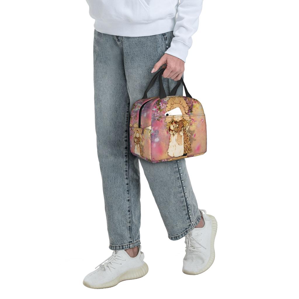 Cartoon S-Sarahs K-Kays Lunch Bag Men Women Kawaii Girl Cooler Thermal Insulated Lunch Boxes for Adult Office