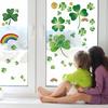 Наклейки на окна ко Дню Святого Патрика, 120 шт. Наклейки на окна для украшения ко Дню Святого Патрика