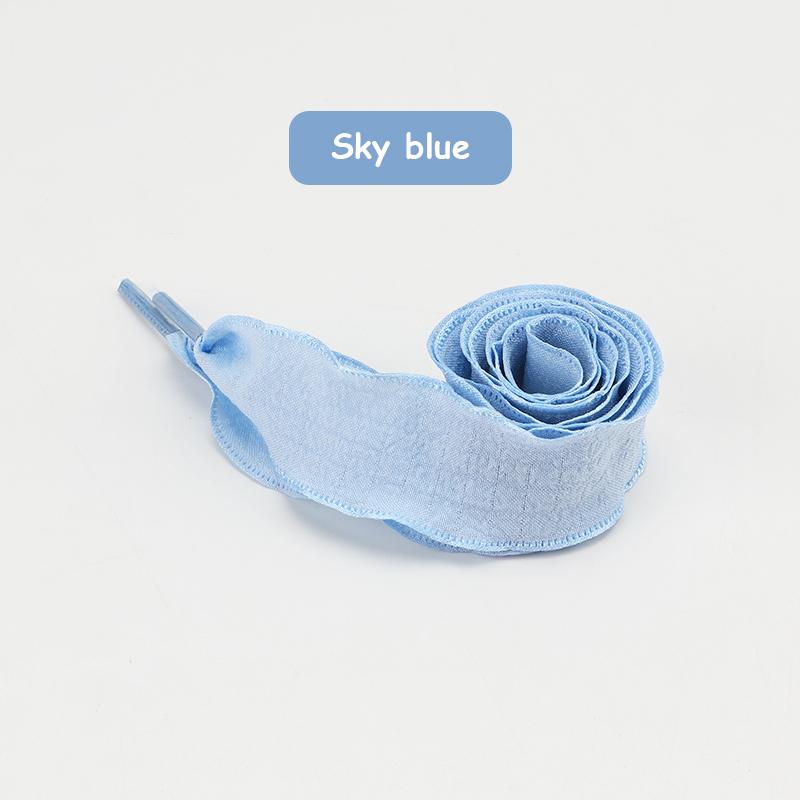 Плоские шелковые шнурки шириной 2,5 см для кроссовок, цветные плиссированные шнурки с оборками, однослойные шнурки для обуви, аксессуары для обуви