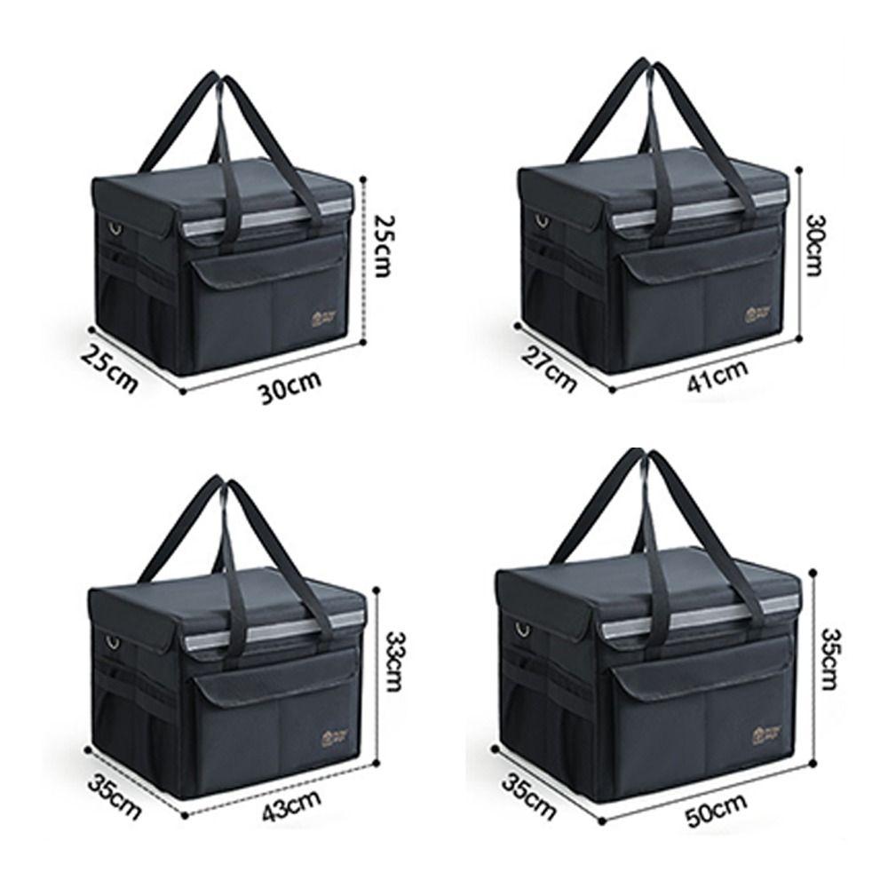 Large Capacity Food Delivery Bag Fruit Container Cooler Storage Bag Lunch Bag Food Delivery