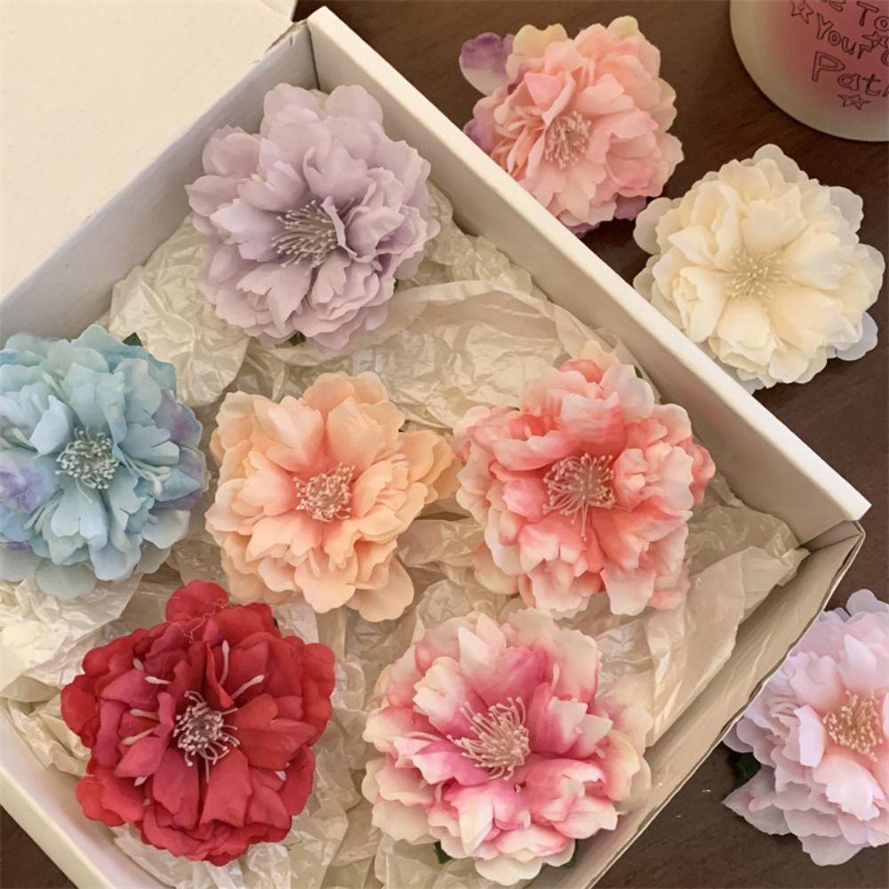 Корейский стиль заколка для волос в виде розы, тканевая заколка для волос для девочек, милая заколка для волос в виде цветка для женщин