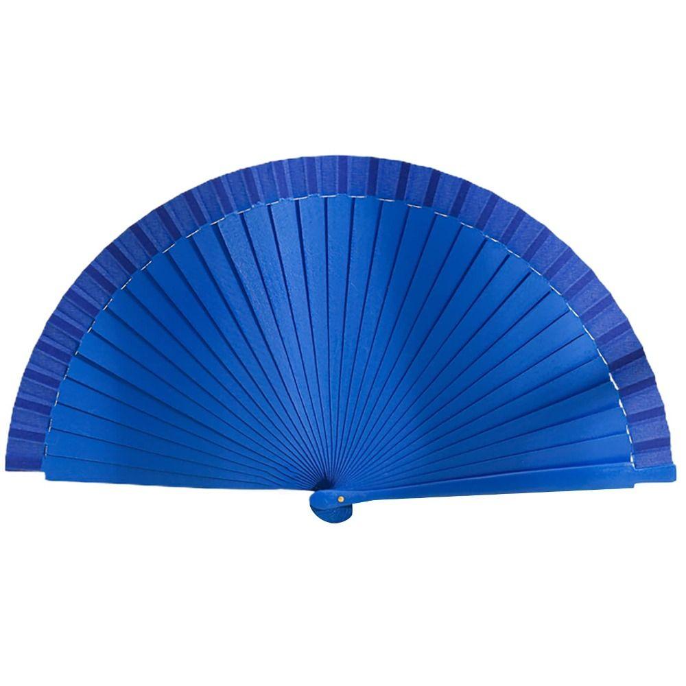 Props Decoration Colorful Chinese Style Folding Fan Wood Folding Fans Spanish Fan Wooden